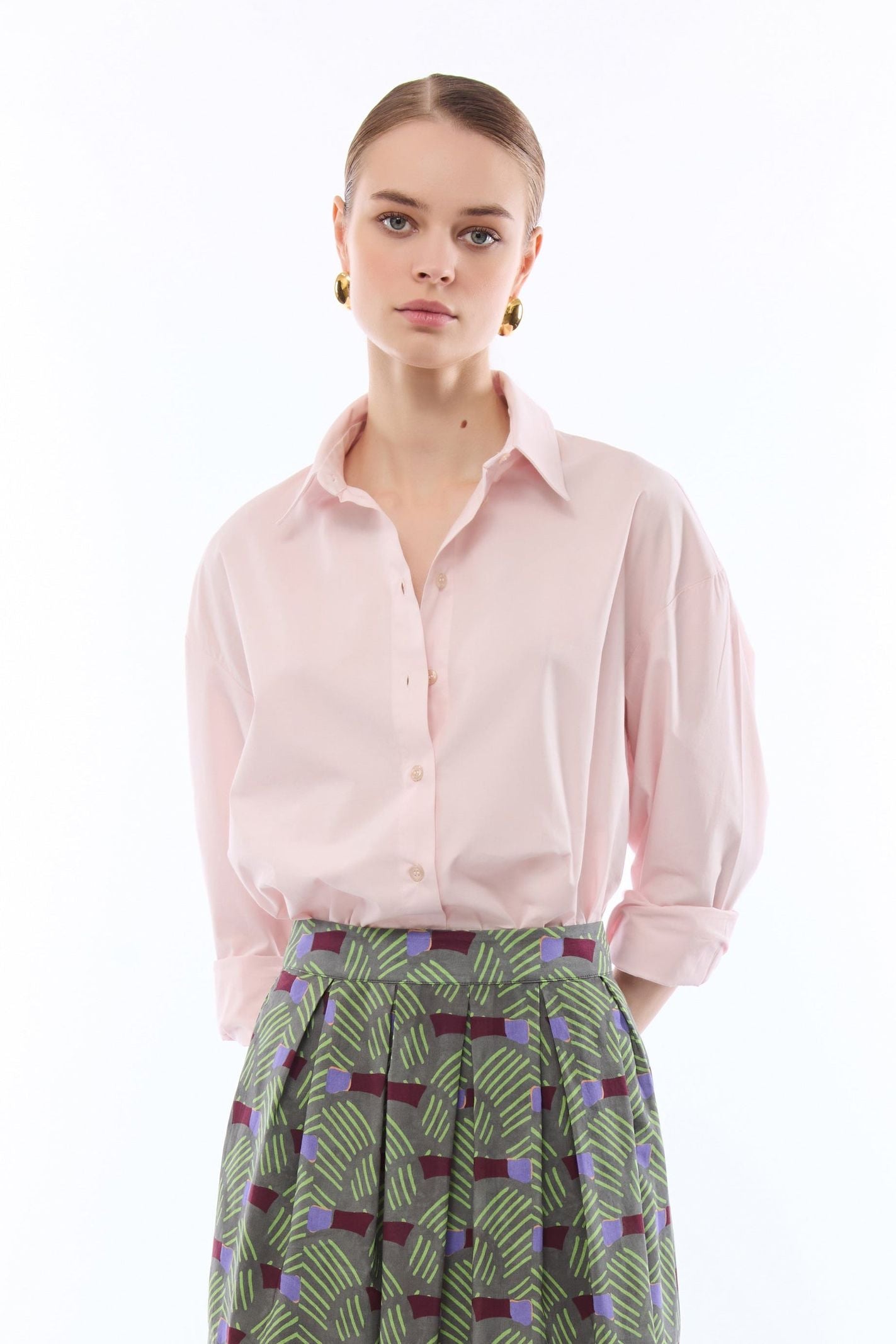 Camicia Flamingo - Nenette 41BBFLAMINGO 0220 NENETTE 