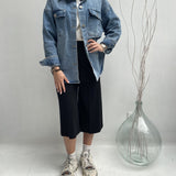 Giacca over in denim - Ofelia 223606JC1192118 DENIM OFELIA 
