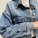Giacca over in denim - Ofelia 223606JC1192118 DENIM OFELIA 