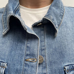 Giacca over in denim - Ofelia 223606JC1192118 DENIM OFELIA 
