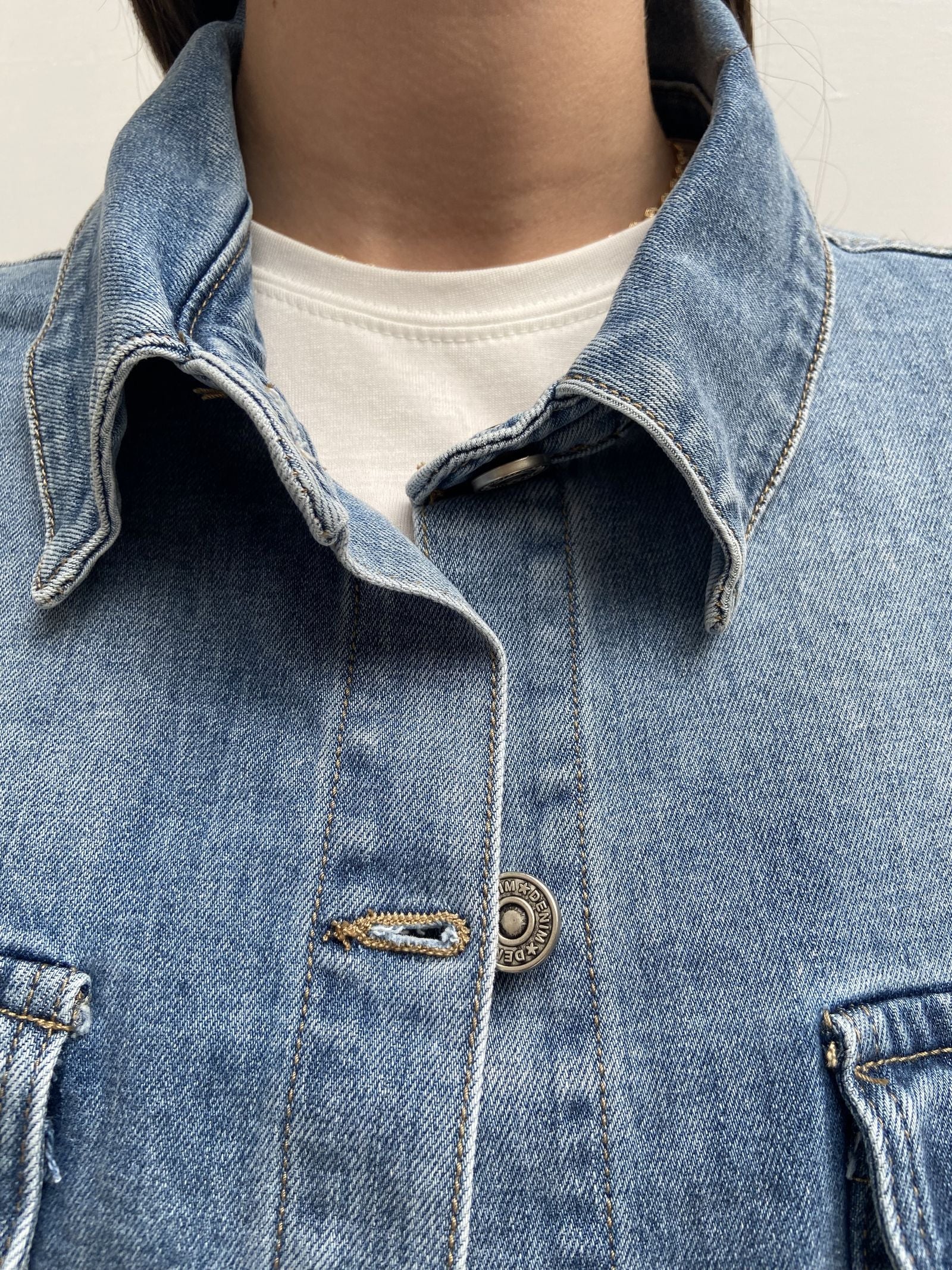 Giacca over in denim - Ofelia 223606JC1192118 DENIM OFELIA 