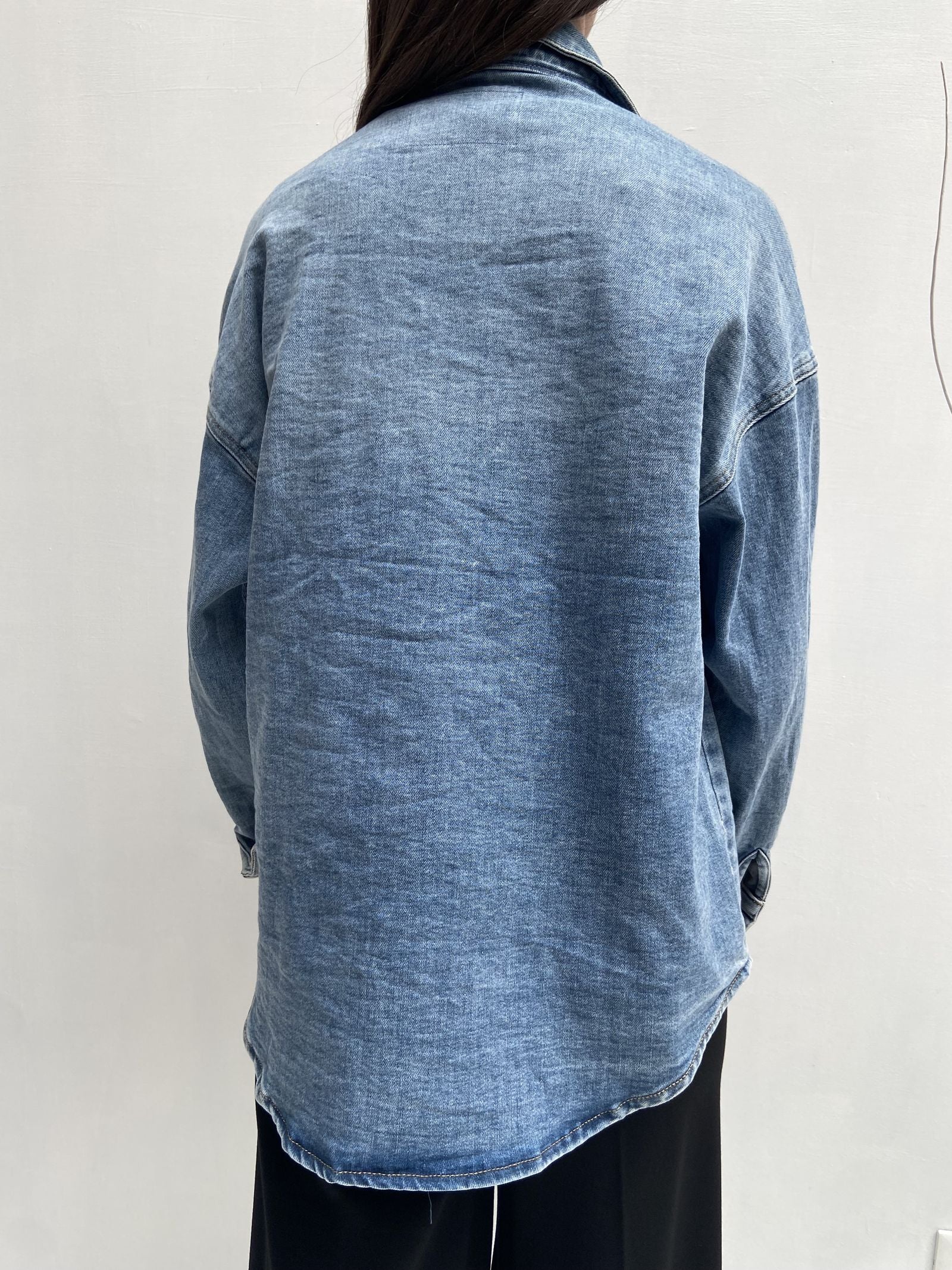 Giacca over in denim - Ofelia 223606JC1192118 DENIM OFELIA 