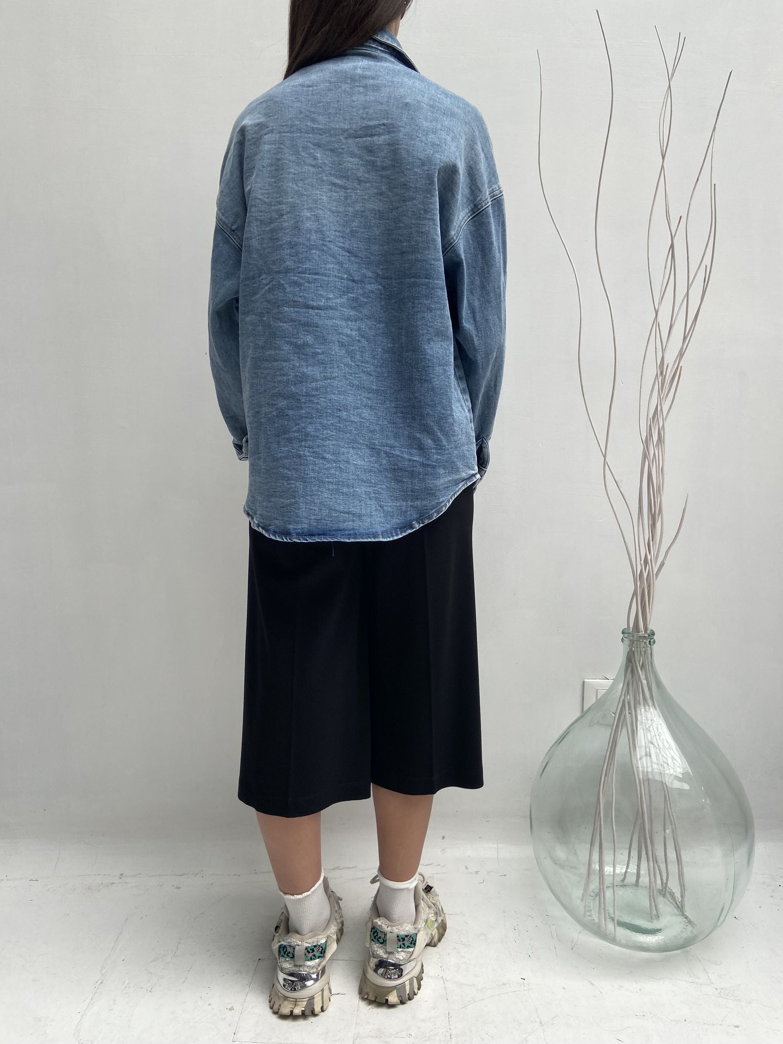 Giacca over in denim - Ofelia 223606JC1192118 DENIM OFELIA 