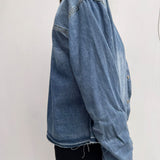 Camicia cropped in denim - Ofelia 224101JC9566102 DENIM OFELIA 