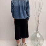 Camicia cropped in denim - Ofelia 224101JC9566102 DENIM OFELIA 
