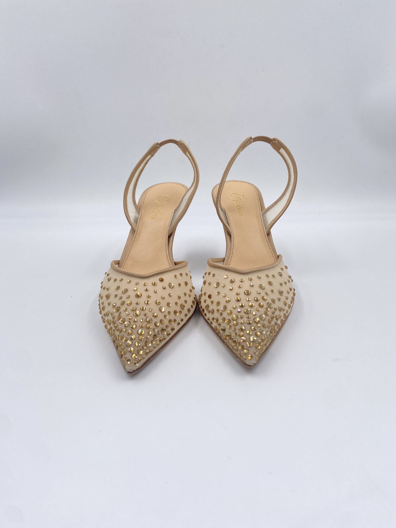 Slingback con perline - Ofelia 3048 NUDE OFELIA 