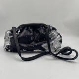 Borsa hobo paillettes argento nero - Ofelia AR027P ARGENTO OFELIA 