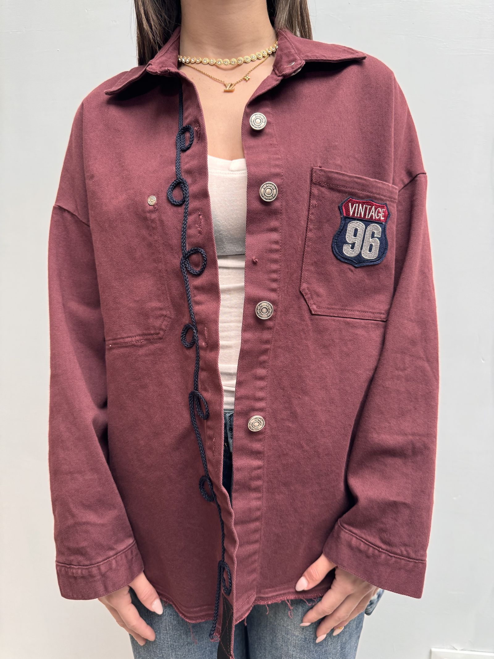 Camicia customizzata - Ofelia GIOIA BORDEAUX OFELIA 