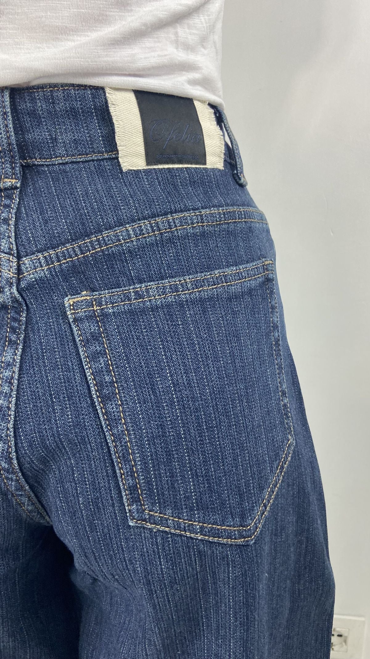 Jeans wide leg vita alta - Ofelia LAF292 DENIMSCURO OFELIA 