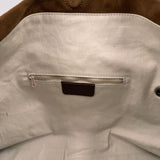 Borsa pieghevole in camoscio - Ofelia AZ208C CASTAGNA OFELIA 