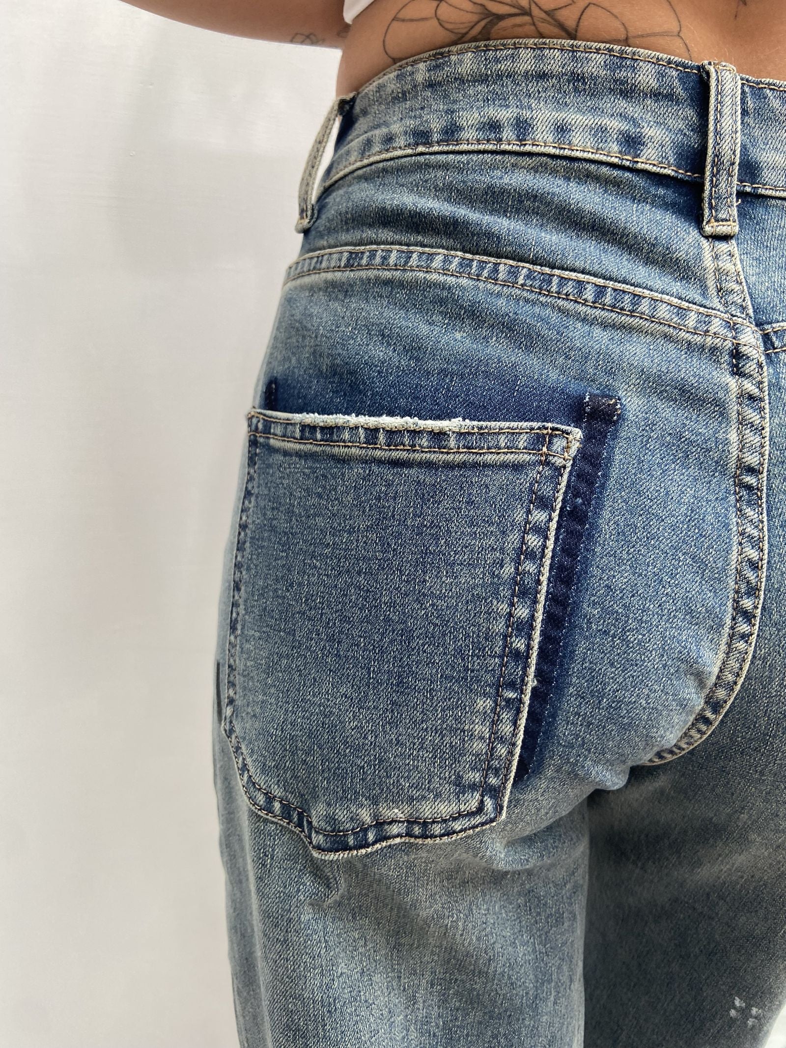 Jeans con dettagli - Ofelia LAF259 DENIM OFELIA 