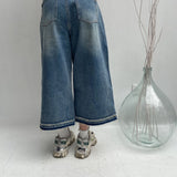 Bermuda lungo destroyed - Ofelia LAF284 DENIM OFELIA 
