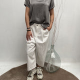 T- shirt girocollo satinata - Ofelia MS2003 GRIGIO OFELIA 