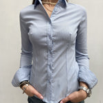 Camicia elasticizzata - Ofelia PARIGI AZZURRO OFELIA 