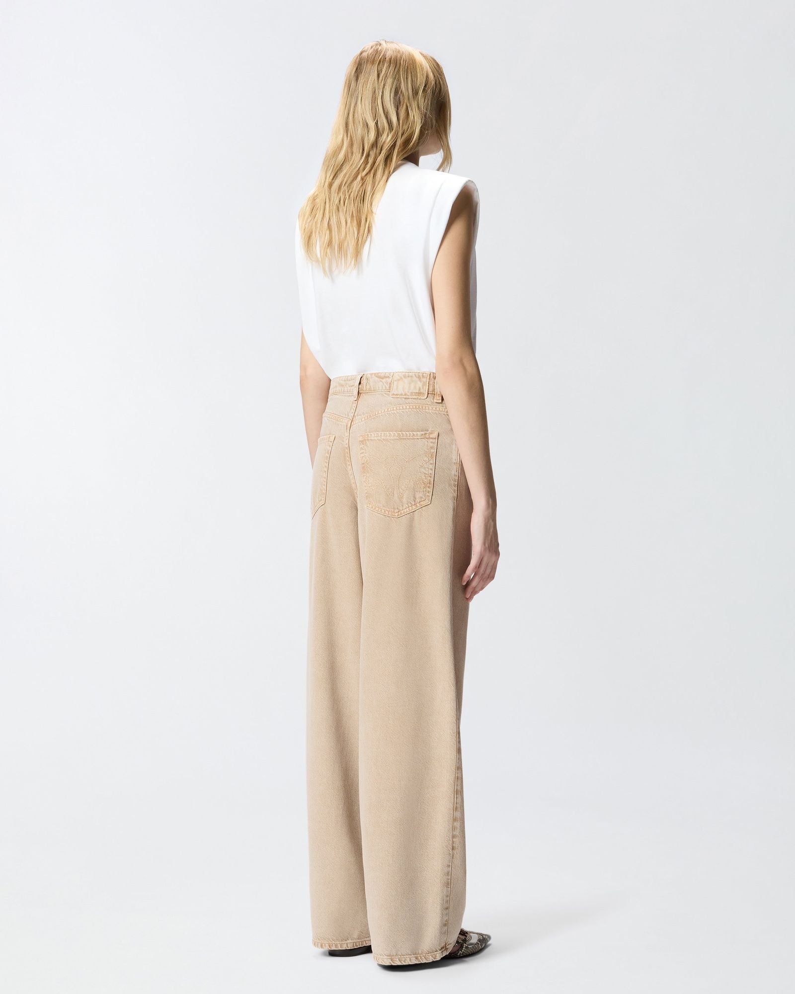 Pantalone Lauryn loose bull slegato - Pinko 104601A33R C88 PINKO 