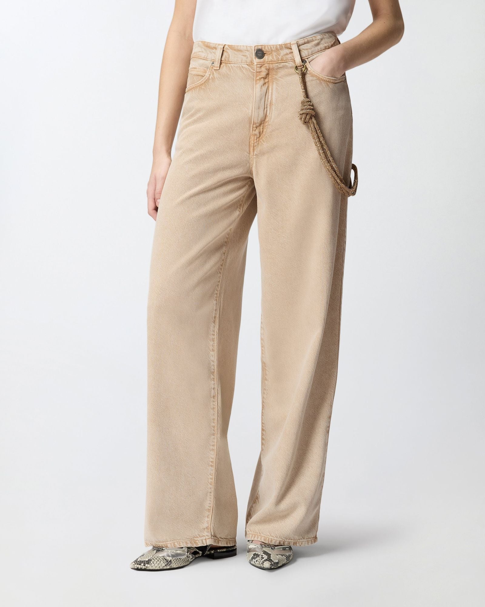 Pantalone Lauryn loose bull slegato - Pinko 104601A33R C88 PINKO 