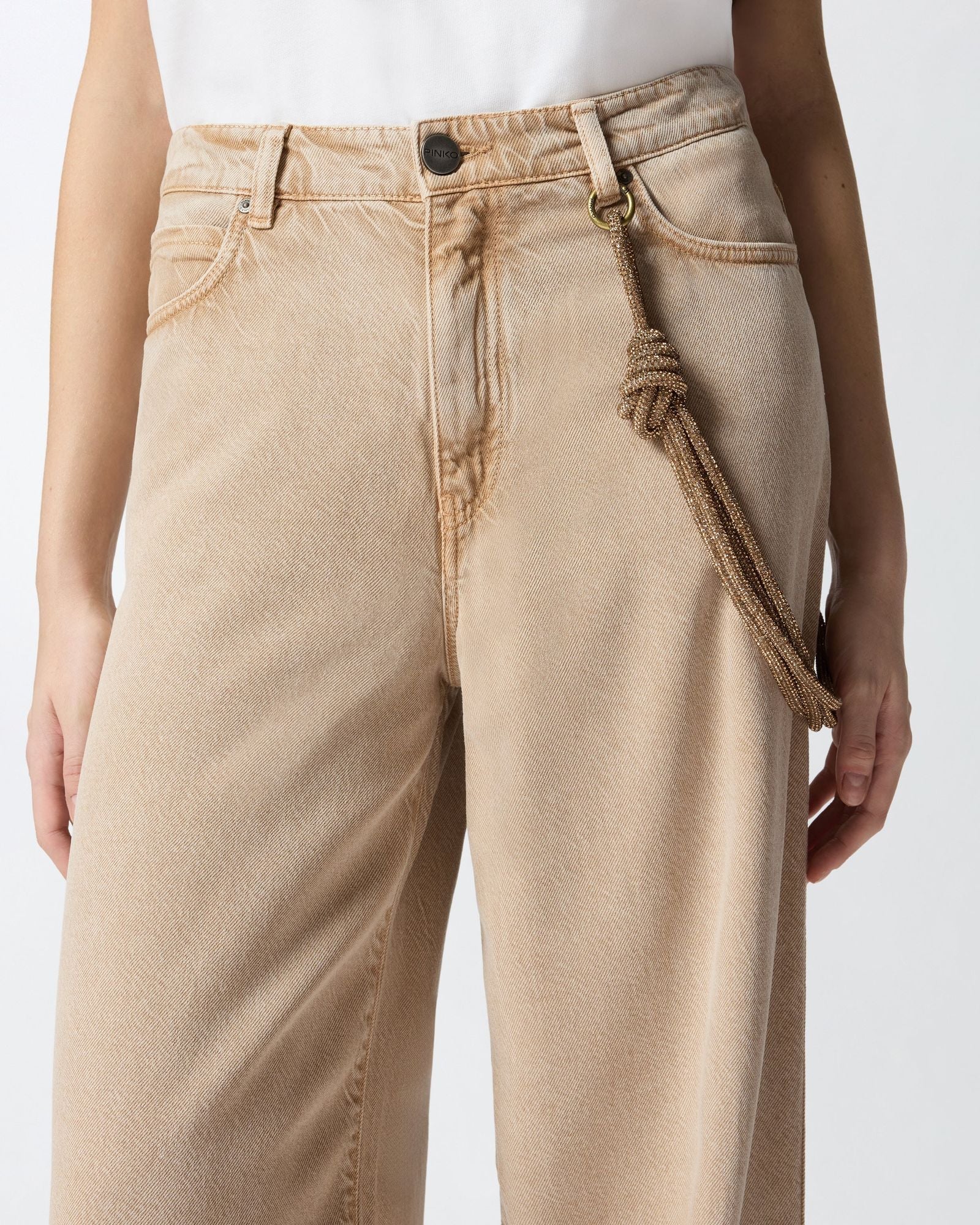 Pantalone Lauryn loose bull slegato - Pinko 104601A33R C88 PINKO 