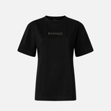 T-shirt jersey logo - Pinko 105526A33S Z99 PINKO 
