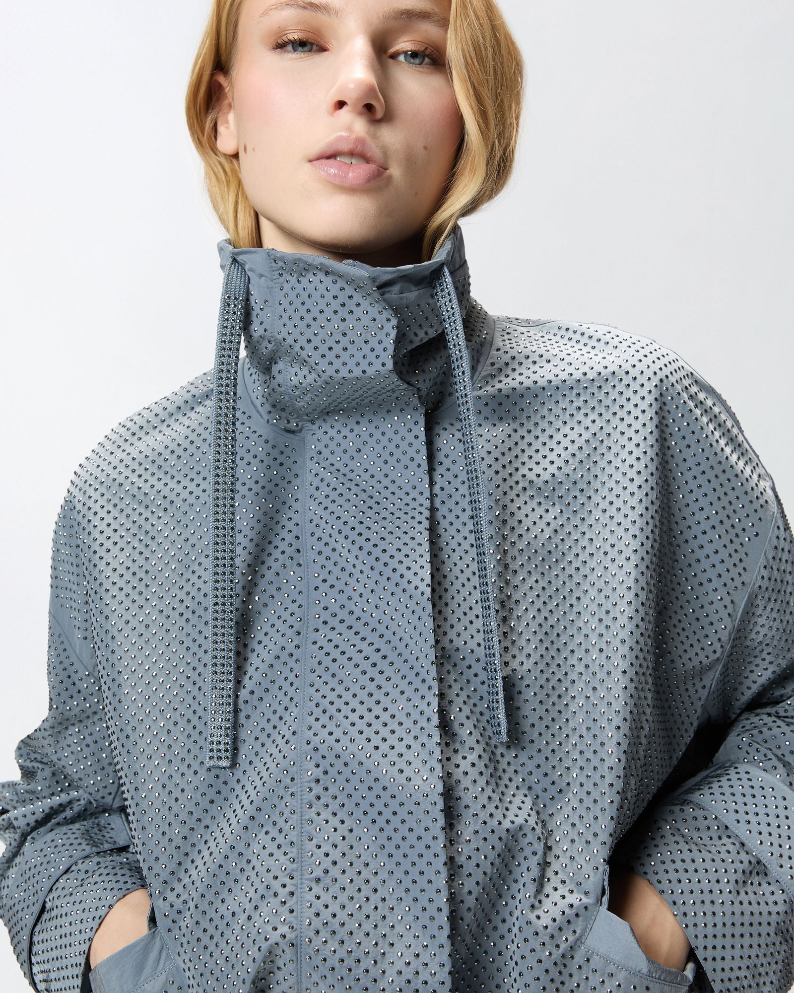 Blouson tela con borchie - Pinko 106166A31V K05 PINKO 