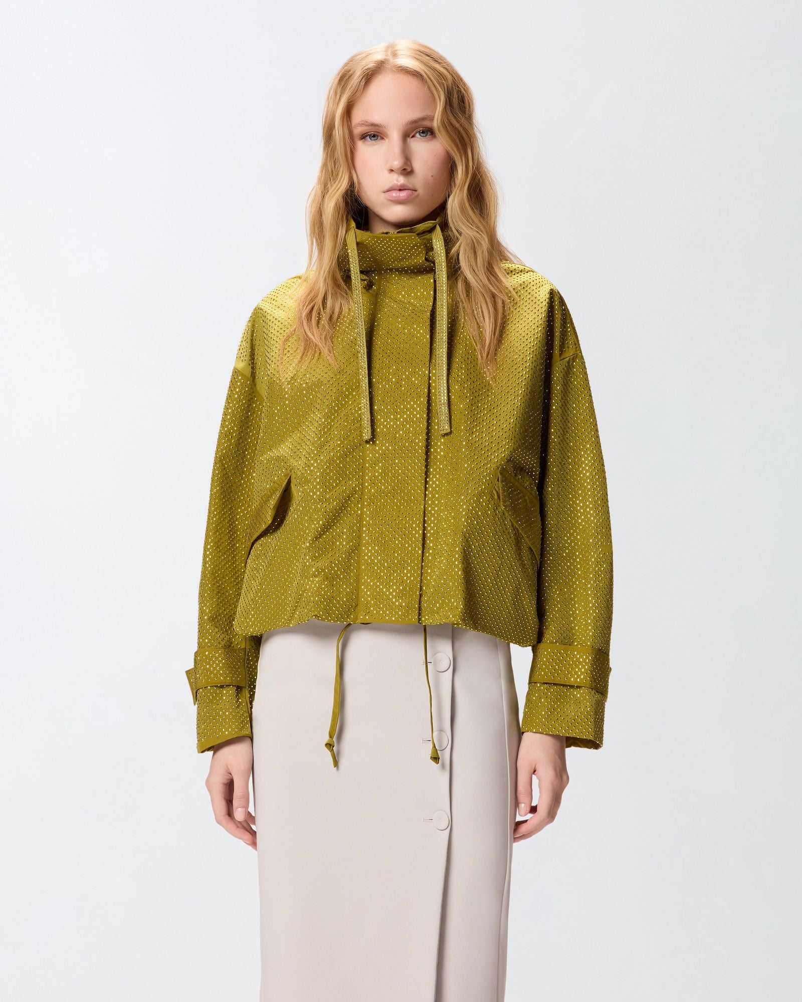 Blouson  tela con borchie - Pinko 106166A31V US3 PINKO 