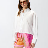 Camicia cropped a righe - Pinko 106249A32L Z04 PINKO 