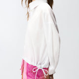 Camicia cropped a righe - Pinko 106249A32L Z04 PINKO 