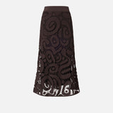 Gonna midi crochet geometrico - Pinko 106353A354 M05 PINKO 