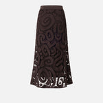 Gonna midi crochet geometrico - Pinko 106353A354 M05 PINKO 