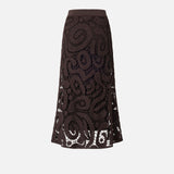 Gonna midi crochet geometrico - Pinko 106353A354 M05 PINKO 