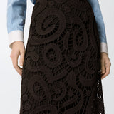Gonna midi crochet geometrico - Pinko 106353A354 M05 PINKO 