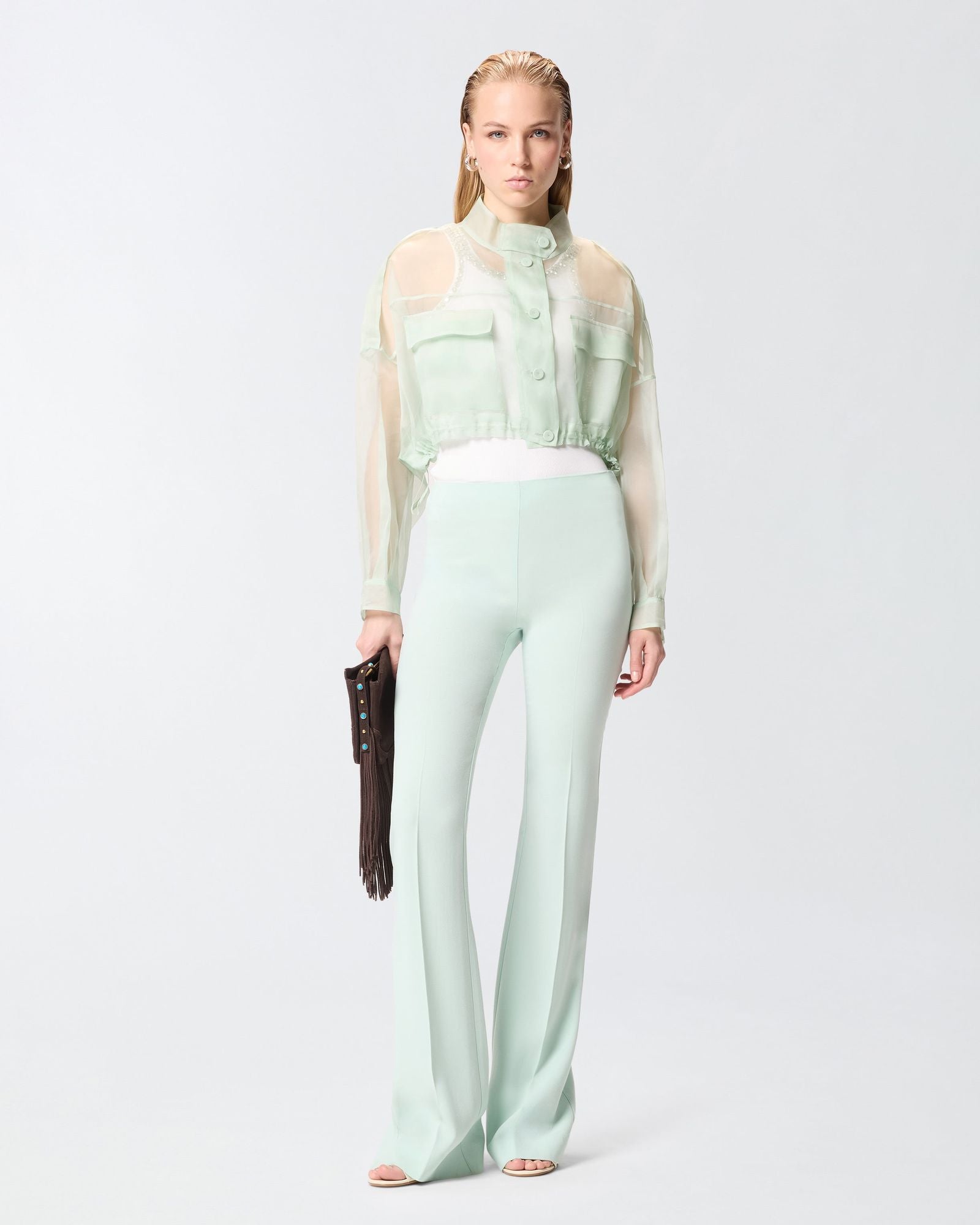 Pantalone con piega stirata - Pinko 106445A2Q2 T14 PINKO 