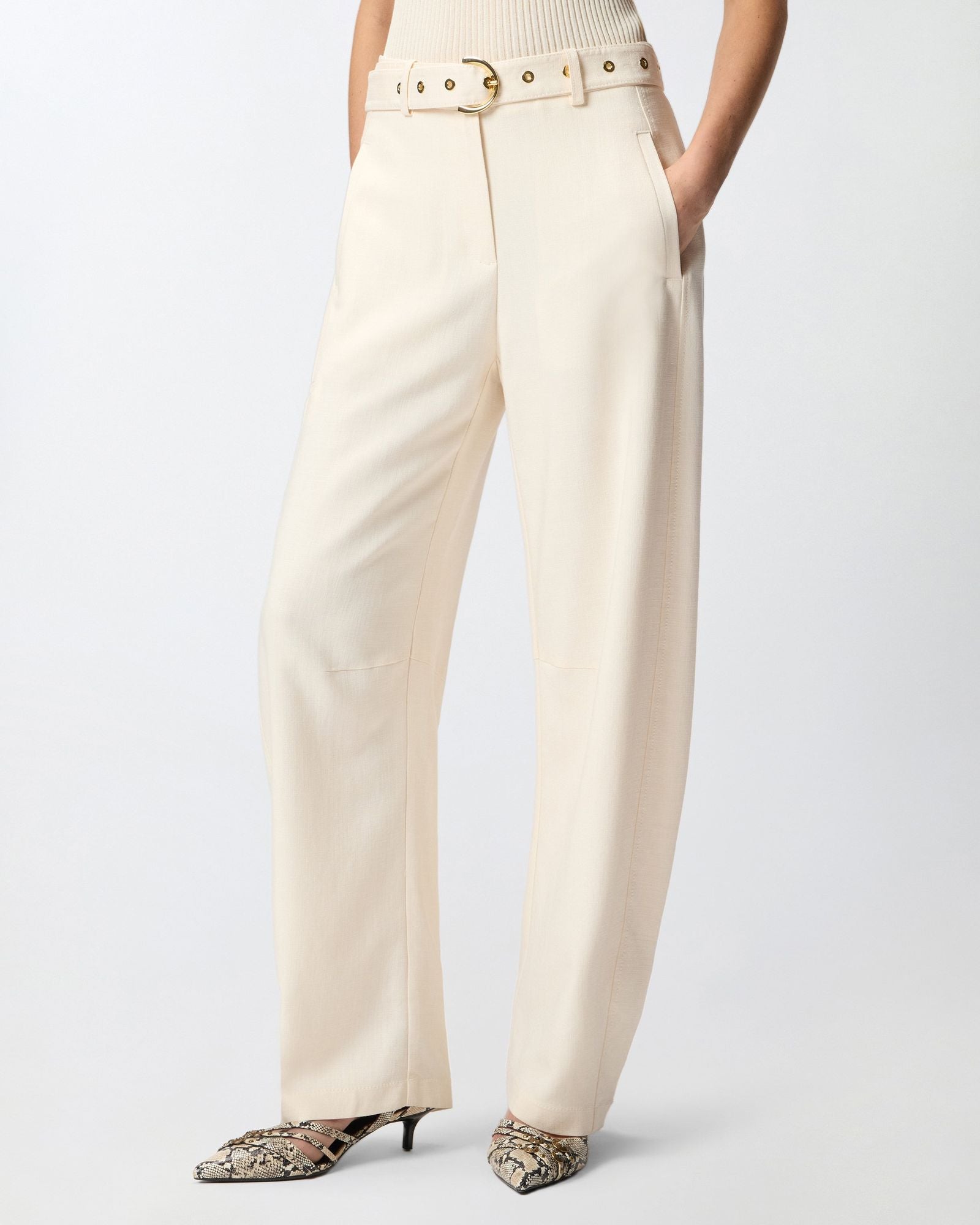Pantalone Lexy frisottino - Pinko 106492A2W6 C00 PINKO 