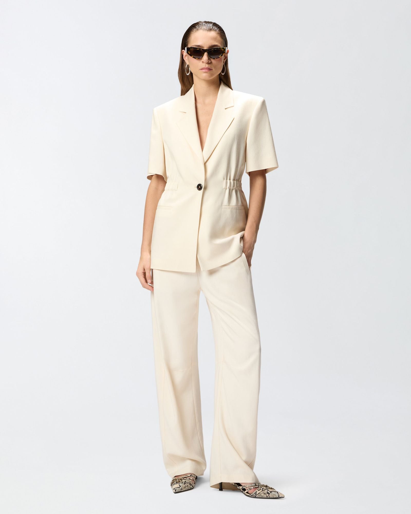Pantalone Lexy frisottino - Pinko 106492A2W6 C00 PINKO 