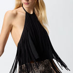 Top Cerea con frange - Pinko 106794A3AY Z99 PINKO 