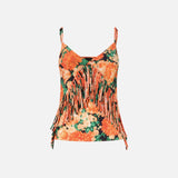 Top canetta stampa e frange - Pinko 106823A3AO AS4 PINKO 