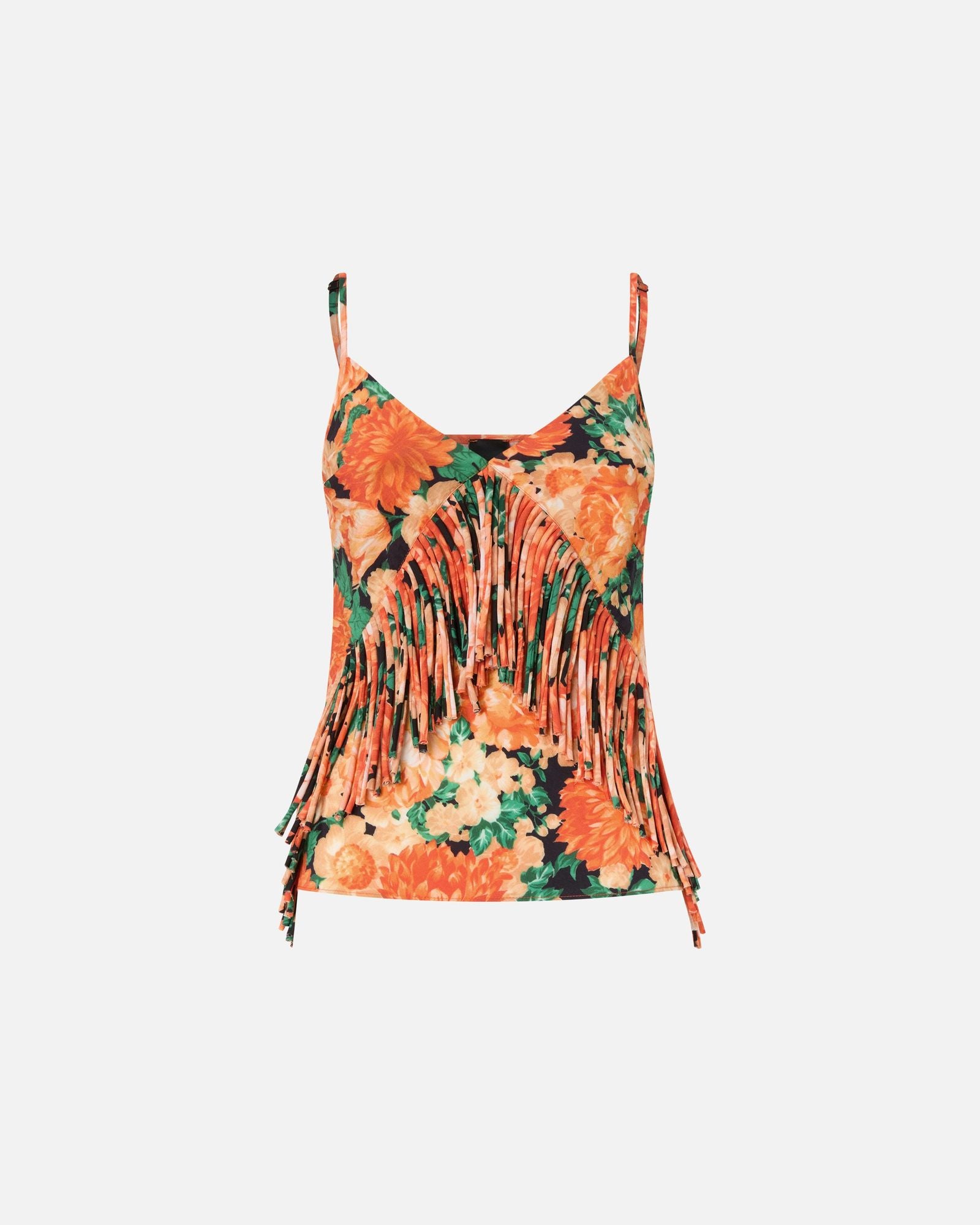 Top canetta stampa e frange - Pinko 106823A3AO AS4 PINKO 