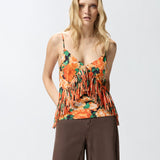 Top canetta stampa e frange - Pinko 106823A3AO AS4 PINKO 