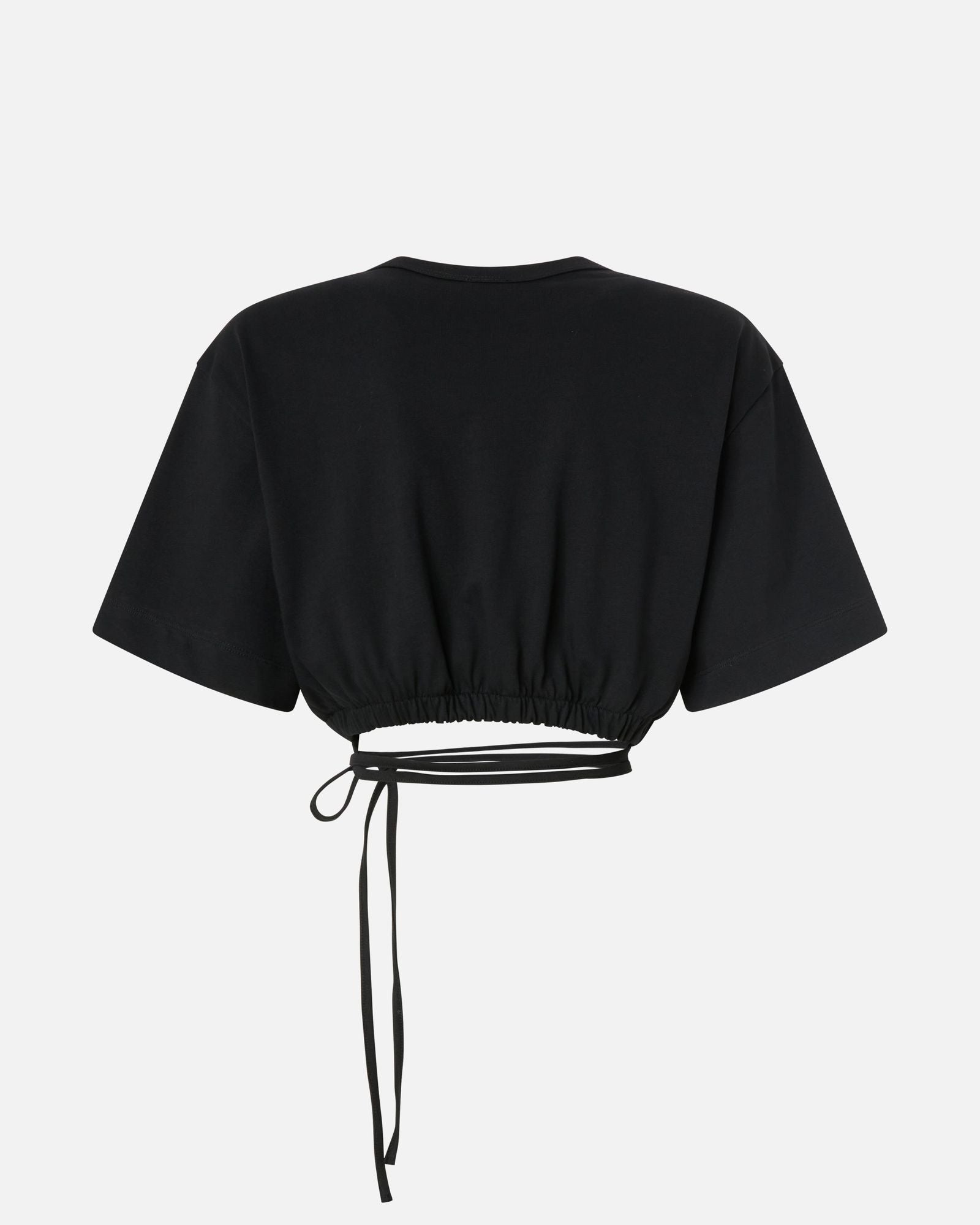 T-shirt cropped con laccio - Pinko 106907A3AR Z99 PINKO 