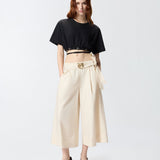 T-shirt cropped con laccio - Pinko 106907A3AR Z99 PINKO 