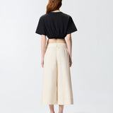 T-shirt cropped con laccio - Pinko 106907A3AR Z99 PINKO 