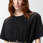T-shirt cropped con laccio - Pinko 106907A3AR Z99 PINKO 