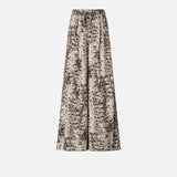 Pantalone ampio con stampa snake - Pinko 106963A3B1 CZ9 PINKO 