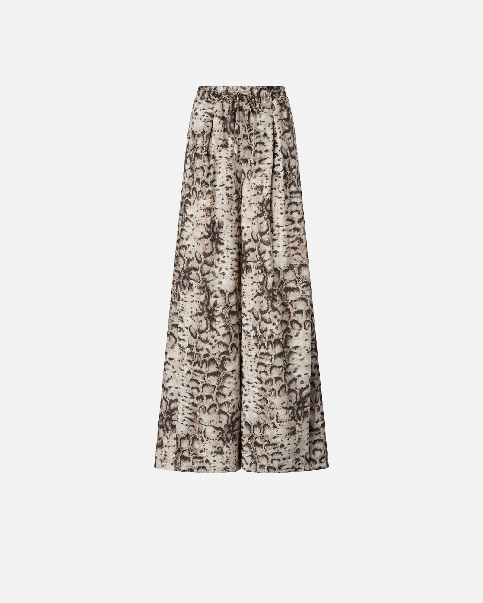Pantalone ampio con stampa snake - Pinko 106963A3B1 CZ9 PINKO 
