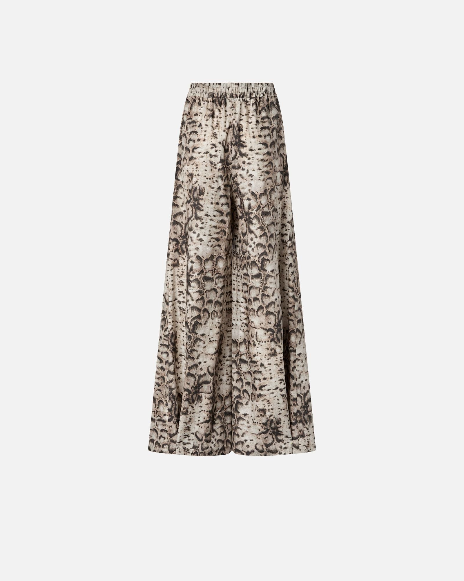 Pantalone ampio con stampa snake - Pinko 106963A3B1 CZ9 PINKO 