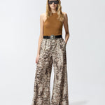 Pantalone ampio con stampa snake - Pinko 106963A3B1 CZ9 PINKO 
