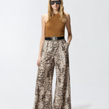 Pantalone ampio con stampa snake - Pinko 106963A3B1 CZ9 PINKO 