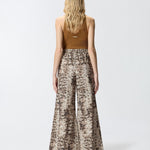 Pantalone ampio con stampa snake - Pinko 106963A3B1 CZ9 PINKO 