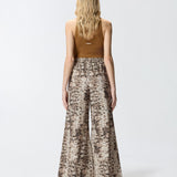 Pantalone ampio con stampa snake - Pinko 106963A3B1 CZ9 PINKO 