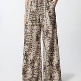 Pantalone ampio con stampa snake - Pinko 106963A3B1 CZ9 PINKO 