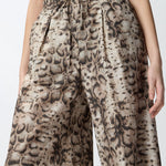 Pantalone ampio con stampa snake - Pinko 106963A3B1 CZ9 PINKO 